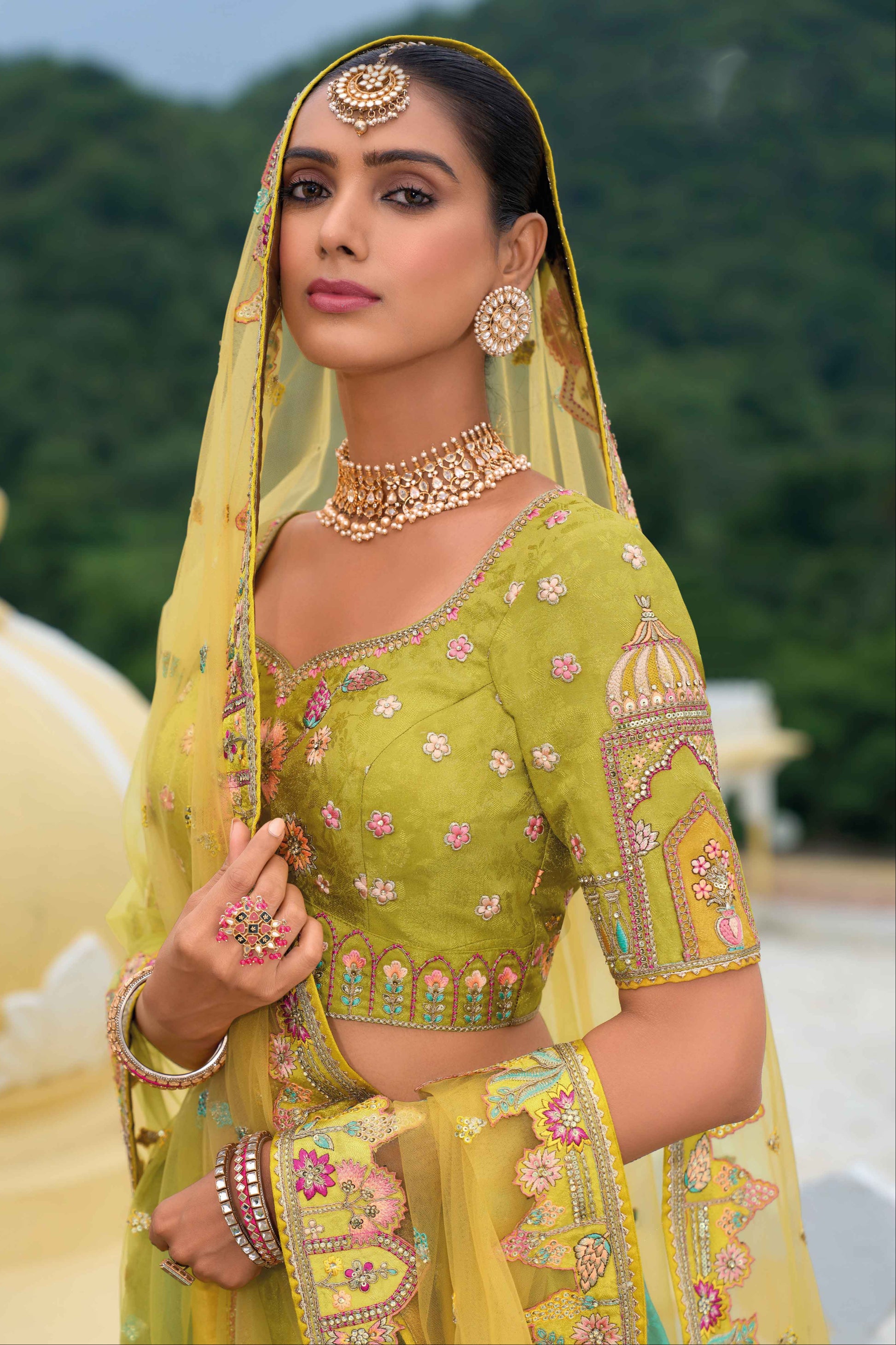 "Lehengas to light up any cultural event in the USA."
