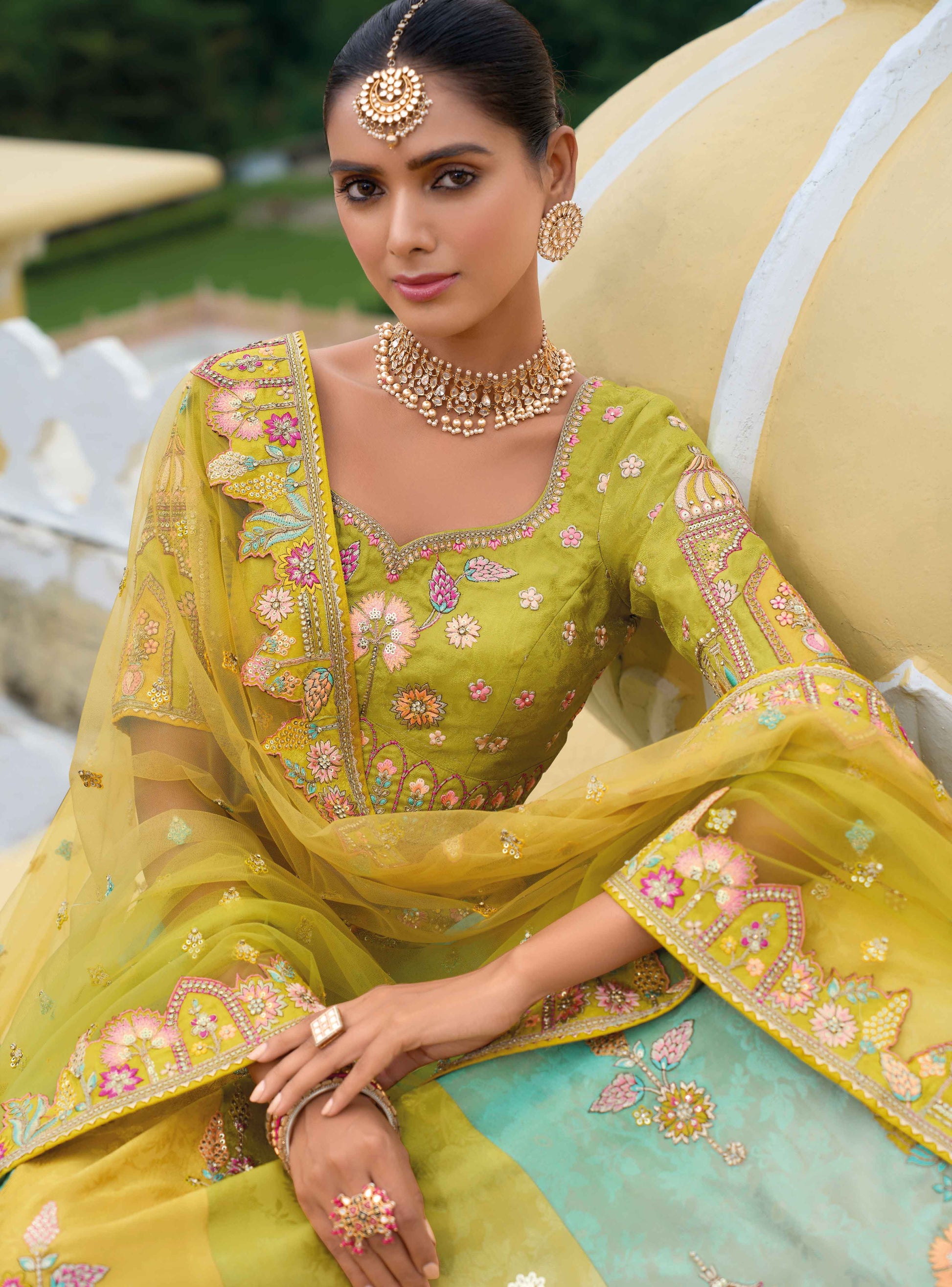 "Lehengas to light up any cultural event in the USA."
