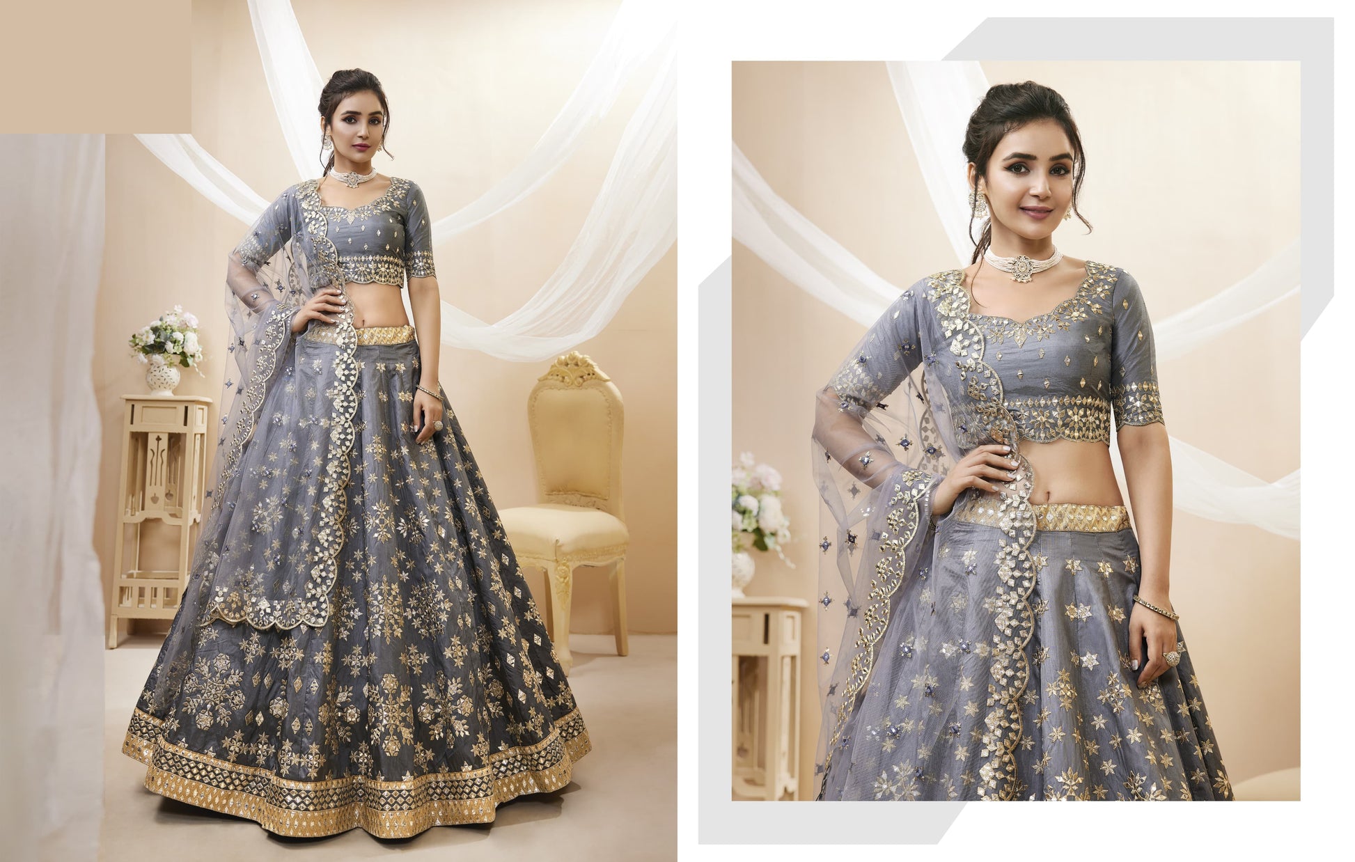 Turn every moment into a memory with our exclusive bridal lehengas.