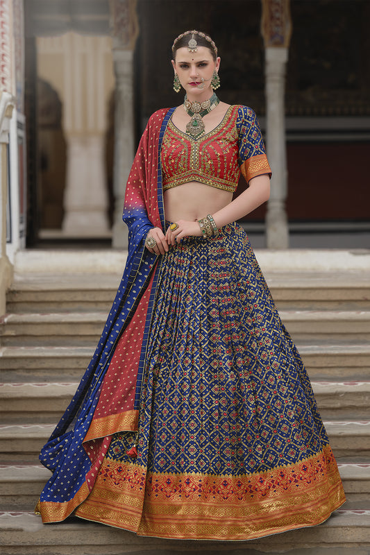 "Celebrate Indian roots in the U.S. with our lehengas."
