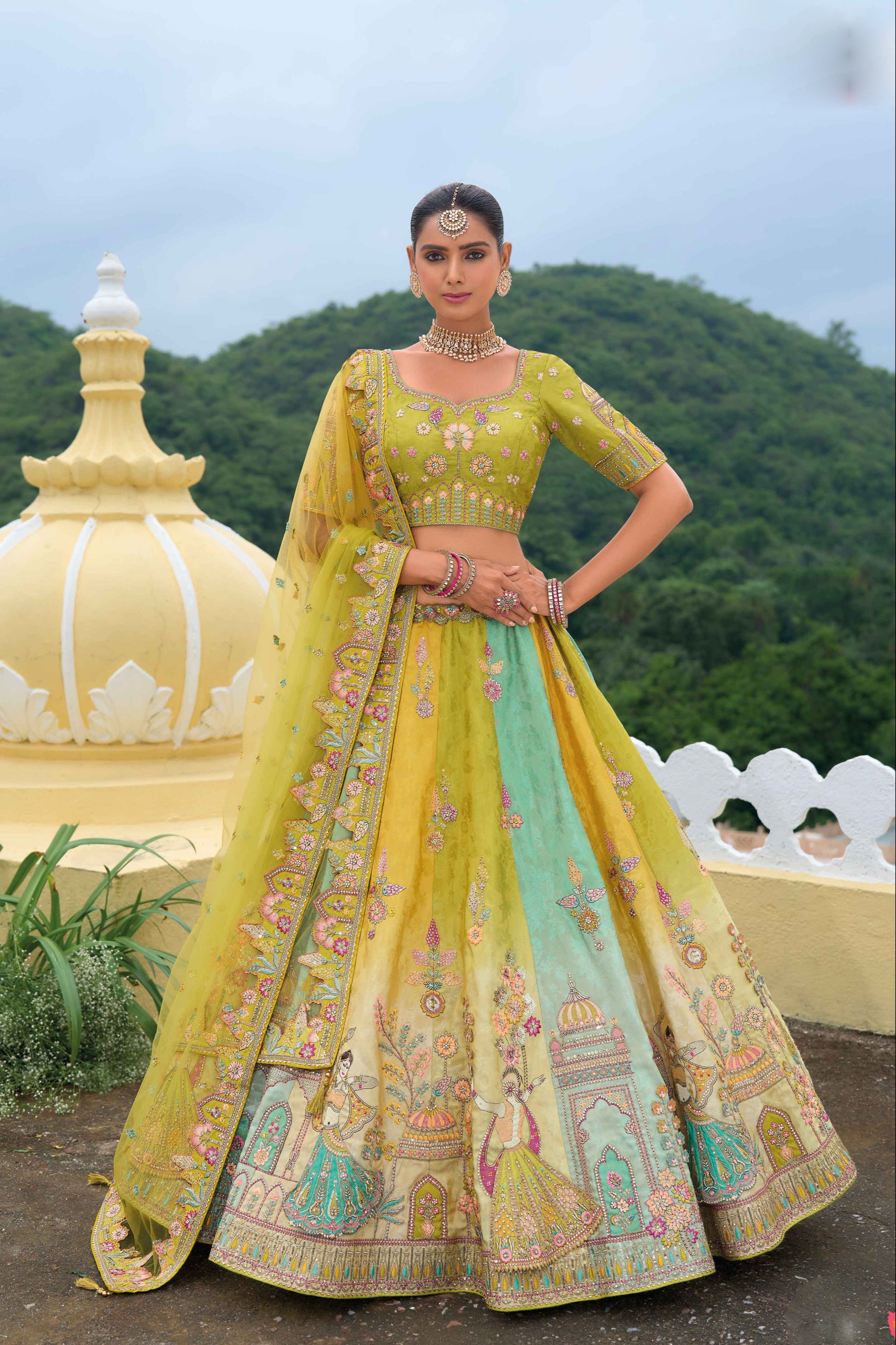 "Lehengas to light up any cultural event in the USA."

