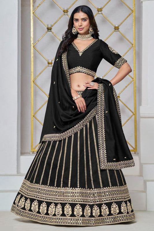 "Desi lehengas for American celebrations."
