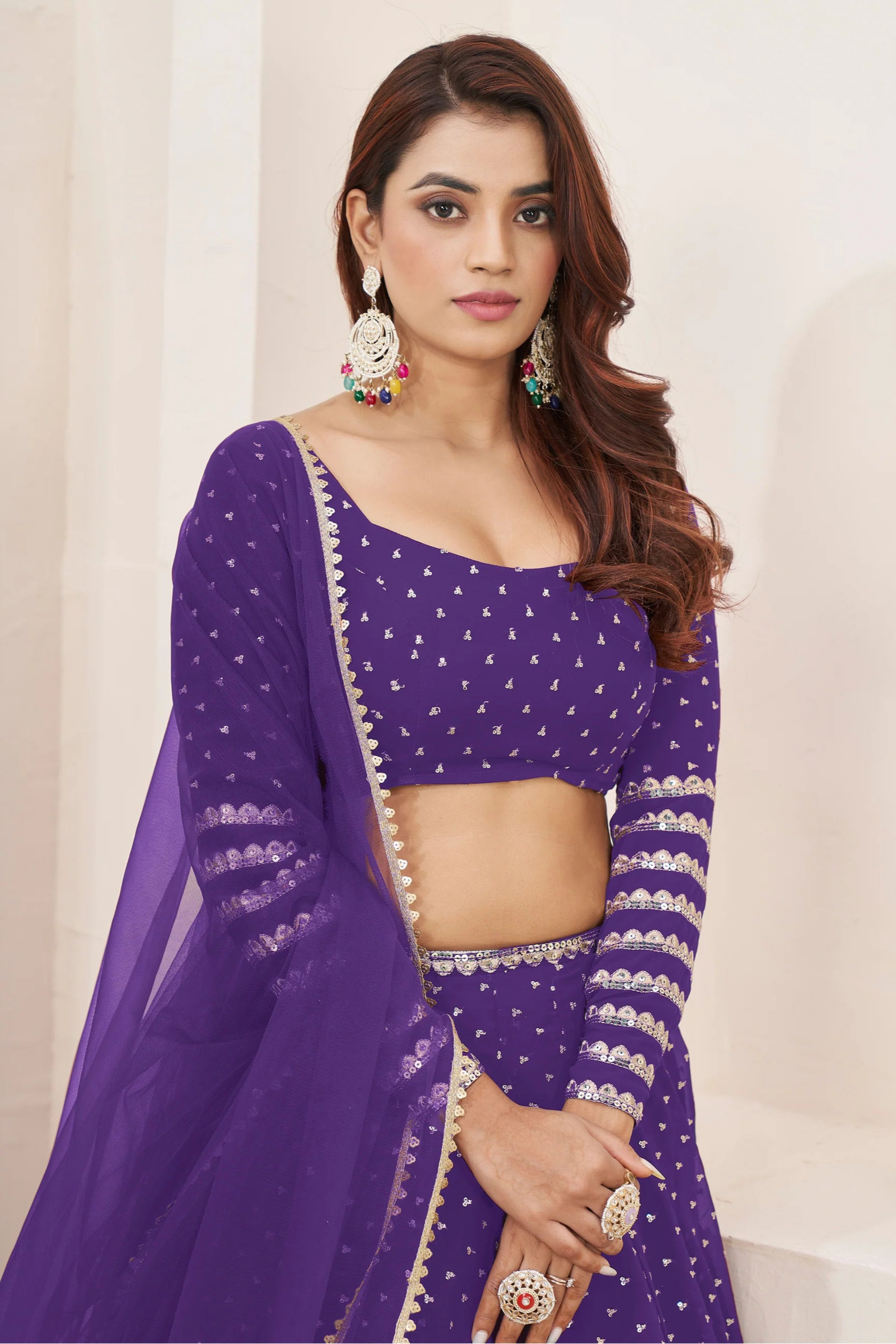 "Lehengas to light up any cultural event in the USA."
