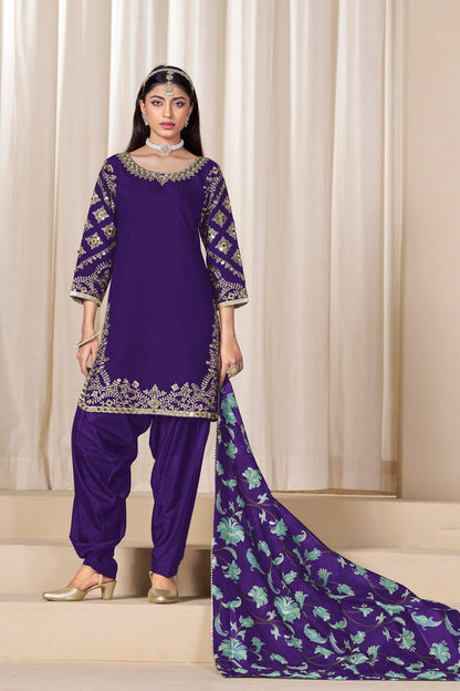 India Traditional Clothing Women Pakistani Wedding Outfits Ladies Indian Clothes Blue Patiyala dresses