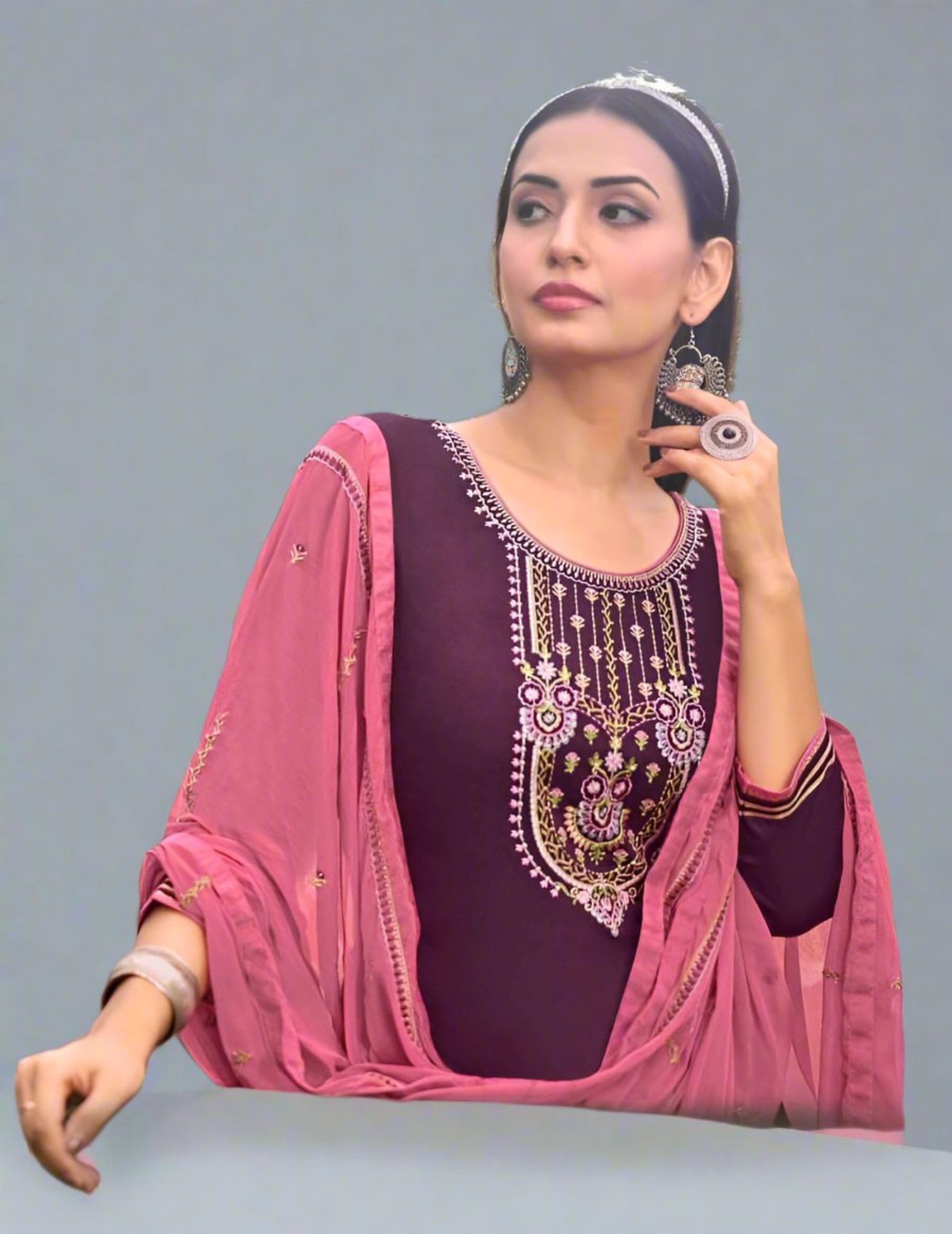 Punjabi Lohri Special Suits Indian Dresses for Diwali Embroidered Indian Dress Traditional Indian Wedding Outfits 