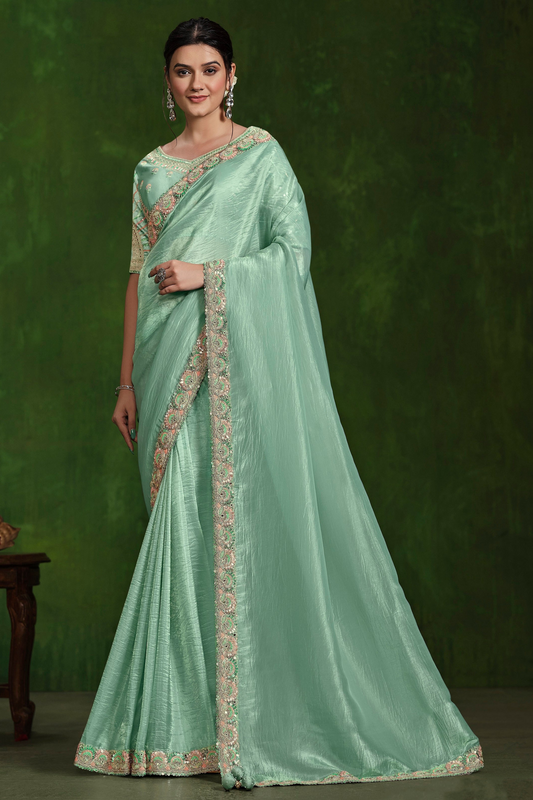 latest designer saree
