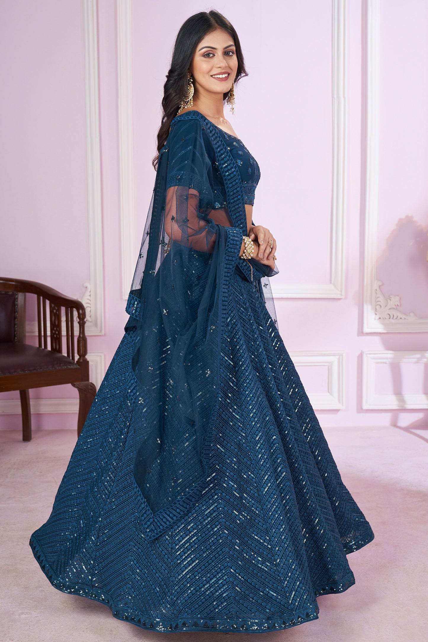 Crafted for queens—bridal lehengas that radiate opulence and charm.
