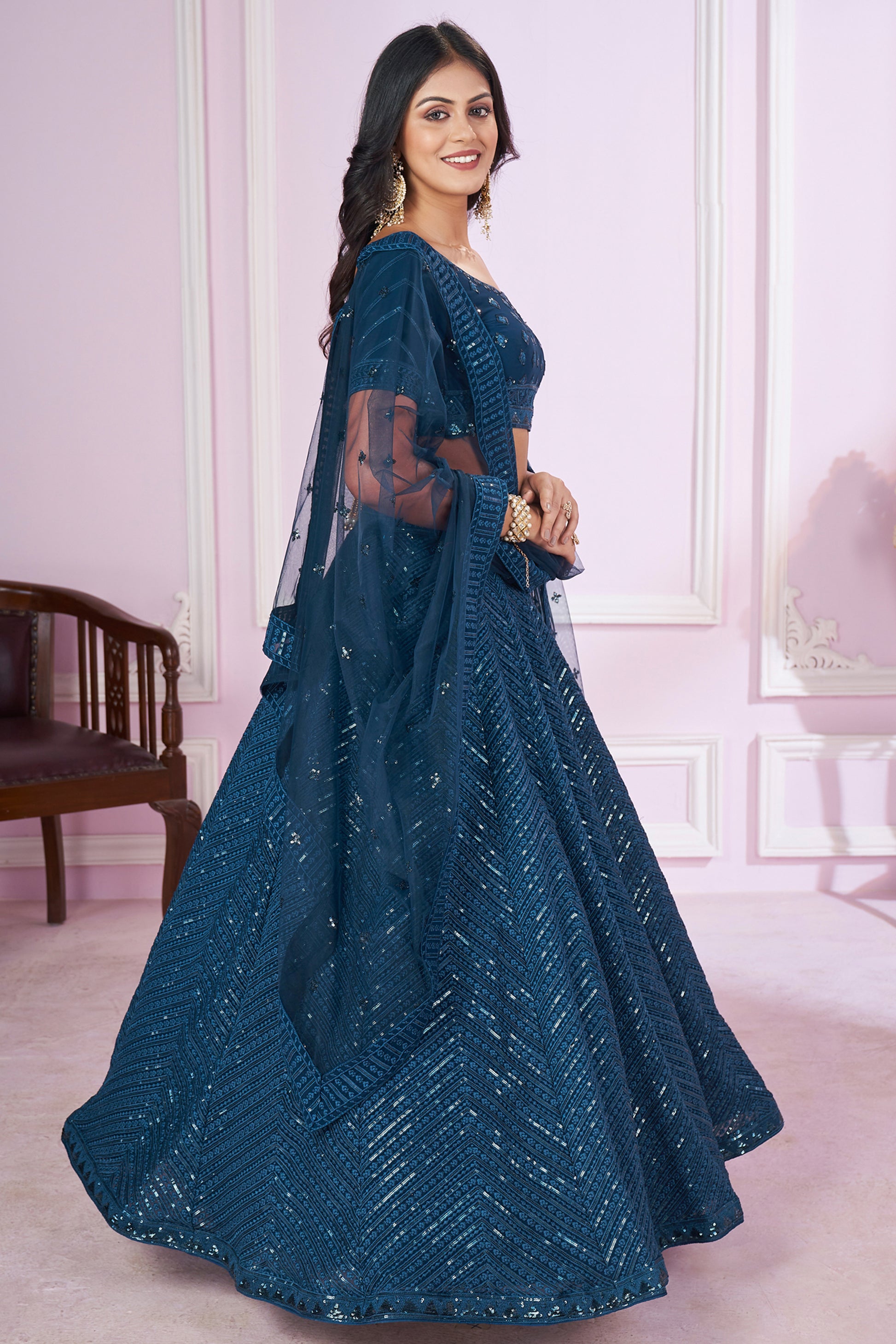 Crafted for queens—bridal lehengas that radiate opulence and charm.
