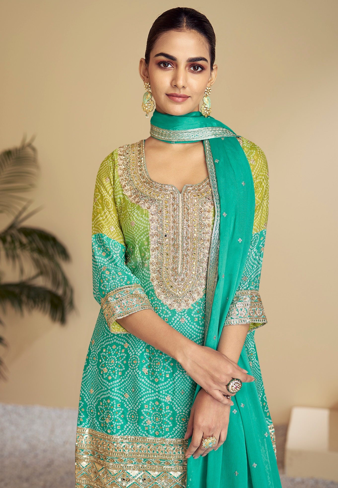 Indian Sharara Dress With Embroidery For Weddings – seyuri