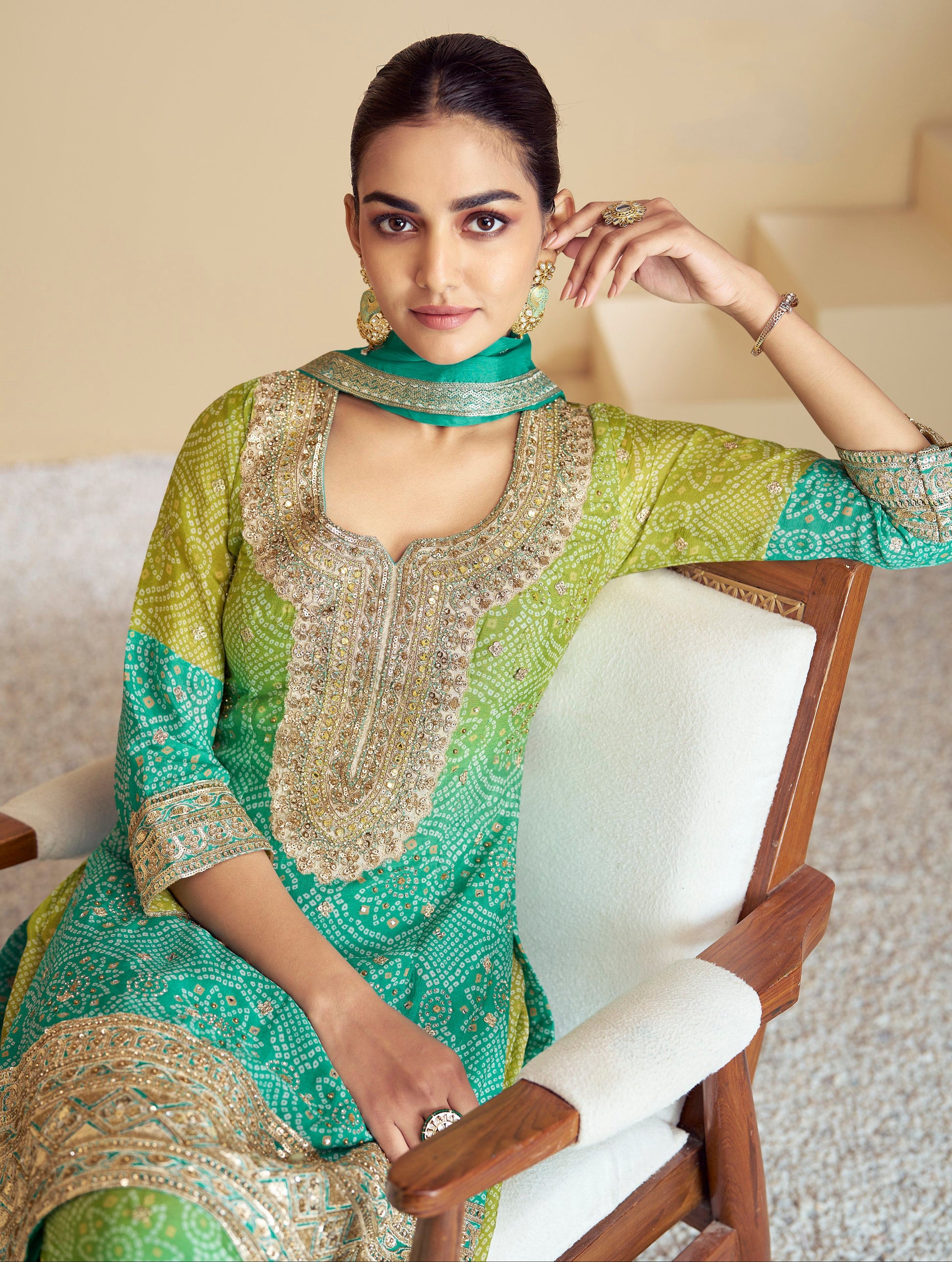 Indian Sharara Dress With Embroidery For Weddings – seyuri