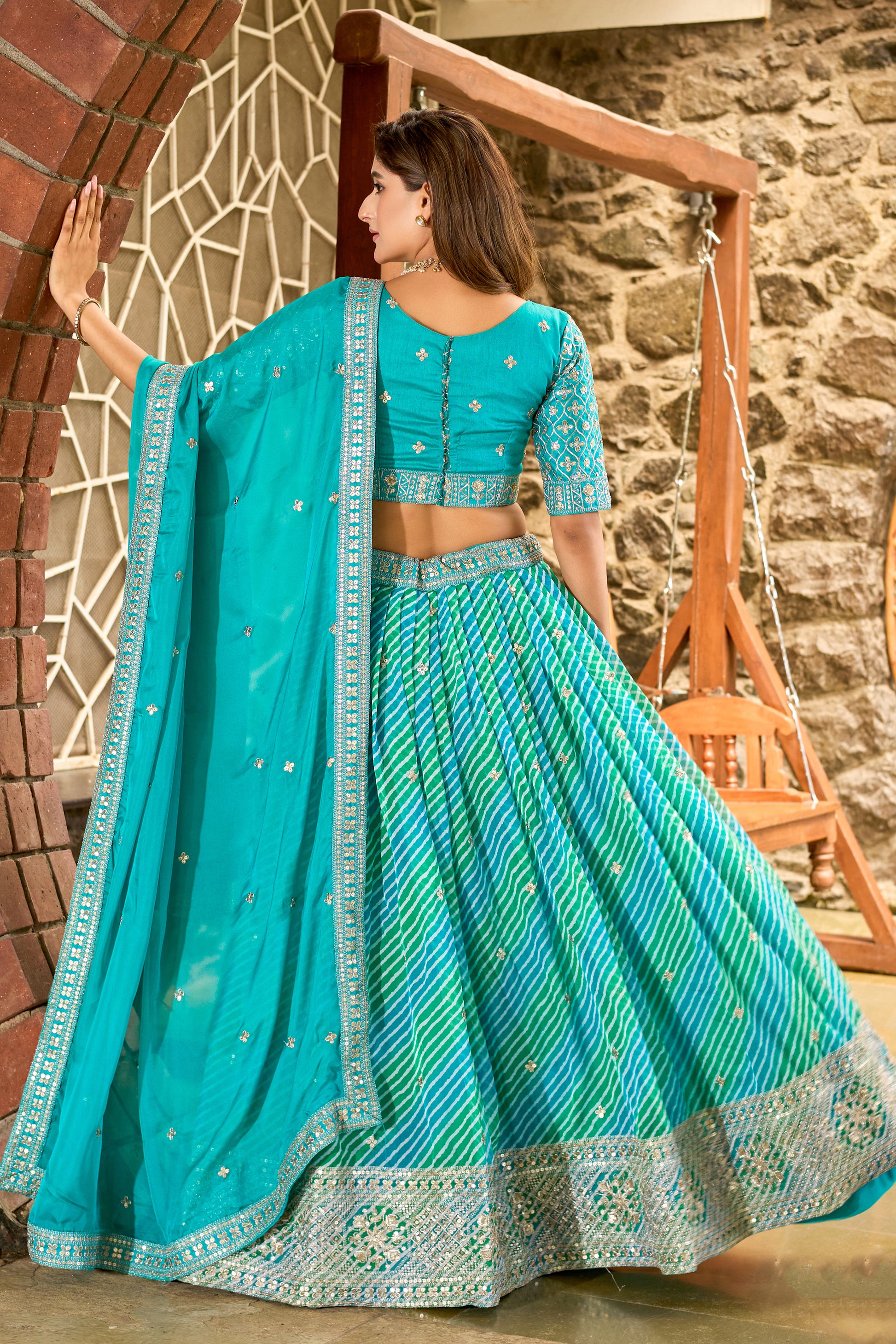 Indian Bridal Wear Lehenga Choli Ready To Wear