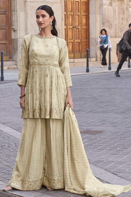 Festive ready Pakistani Sharara dress for USA buyers
