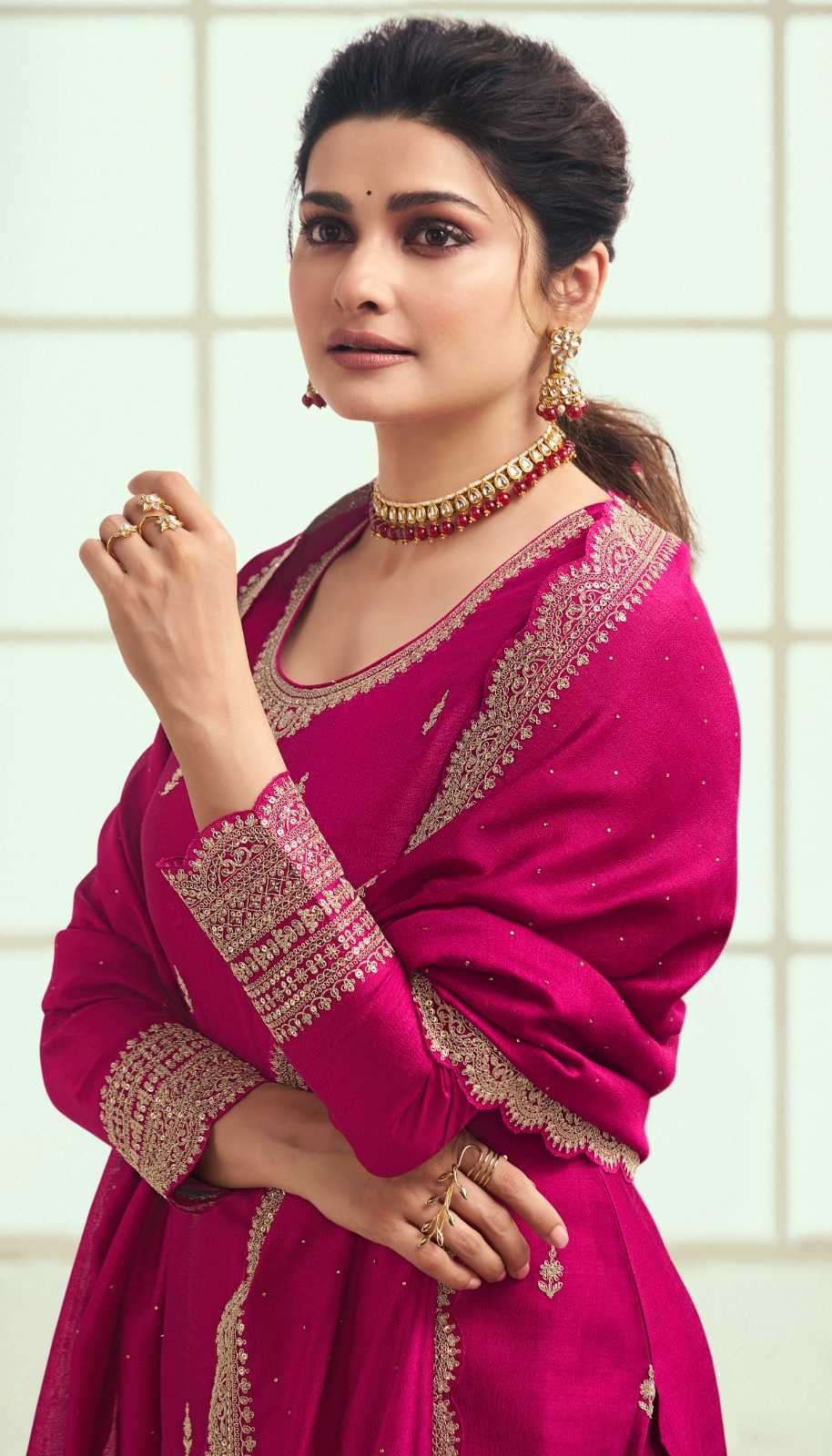 Ready to Wear Pink Salwar Kameez Dupatta Suit's for Women's 