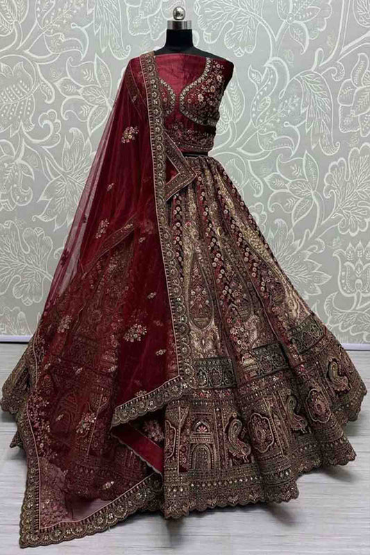"Gorgeous lehengas for Indian events in the U.S."
