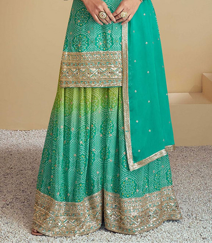Wedding Ethnic Designer Palazzo Suit 
