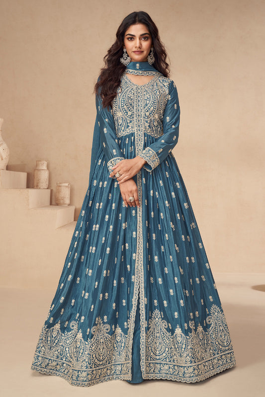 Anarkali Gown With Dupatta Function Party Wear Indian Suits Online USA

