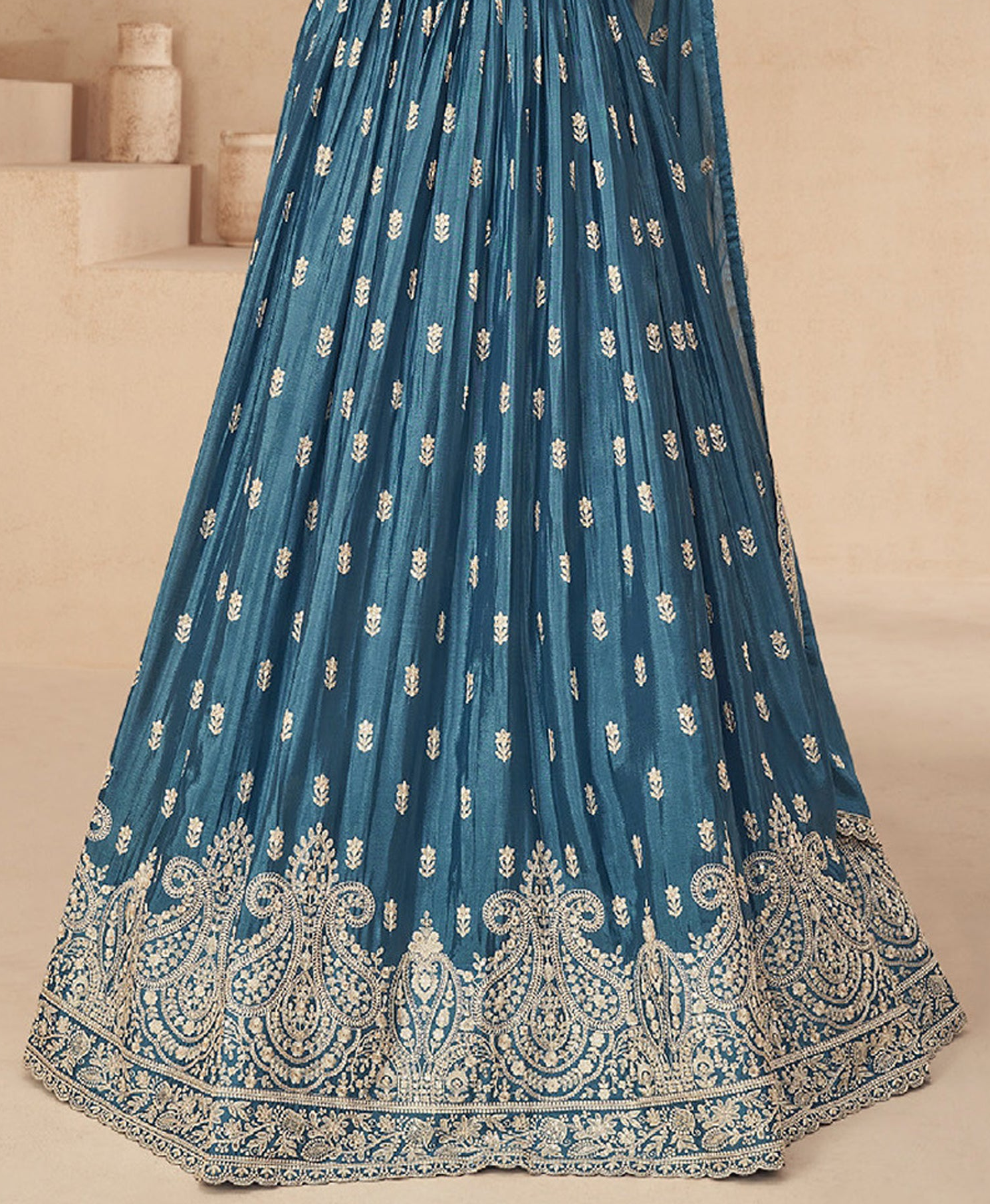 Anarkali Gown With Dupatta Function Party Wear Indian Suits Online USA
