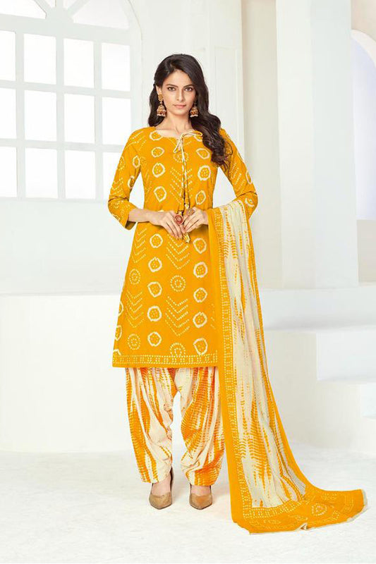 New Patiyala Style Yellow Salwar Suit For Indian-Pakistan Wedding