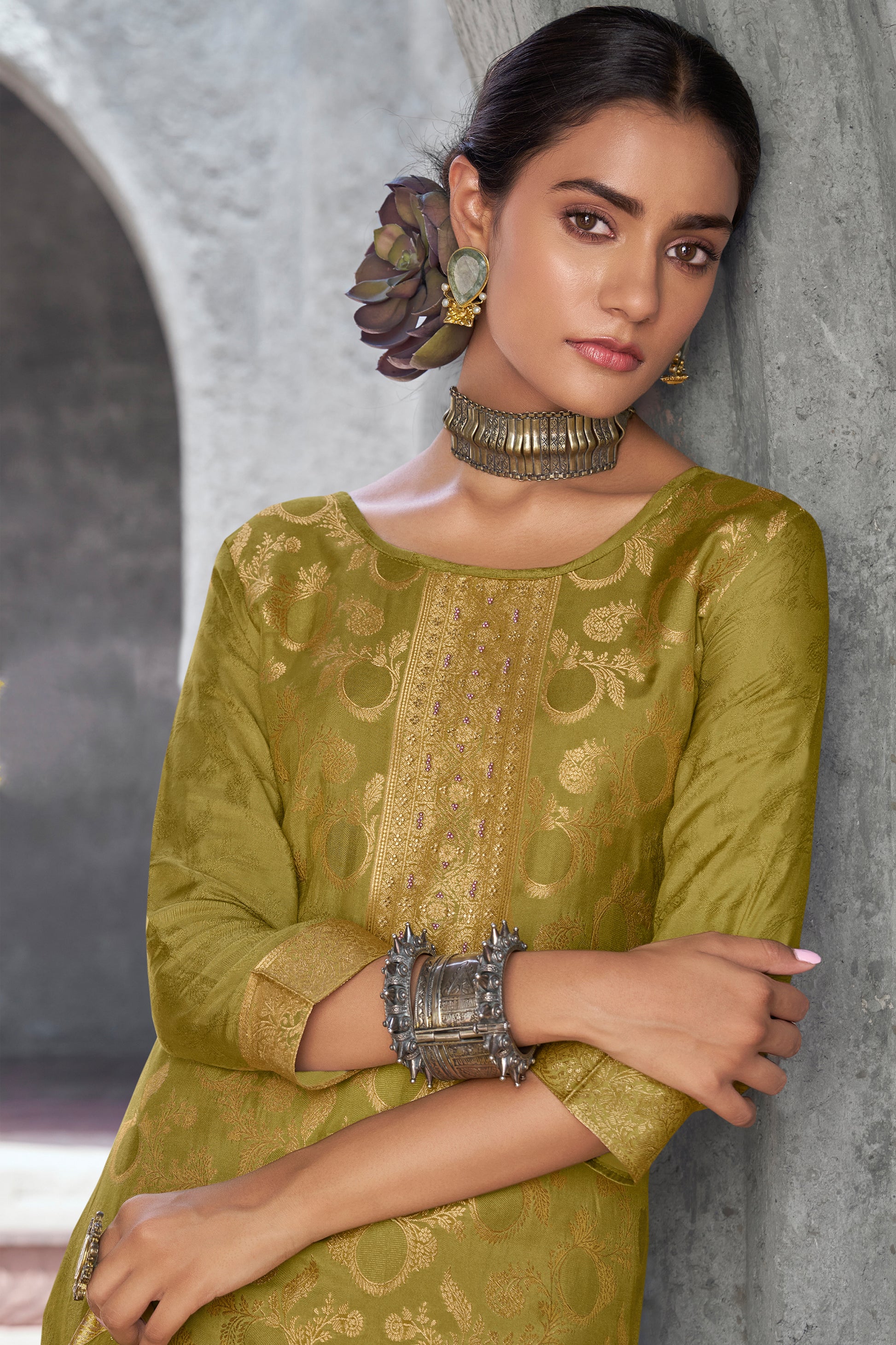 Indian Designer Printed Party Wear Women's Salwar Kameez Pant Suit's