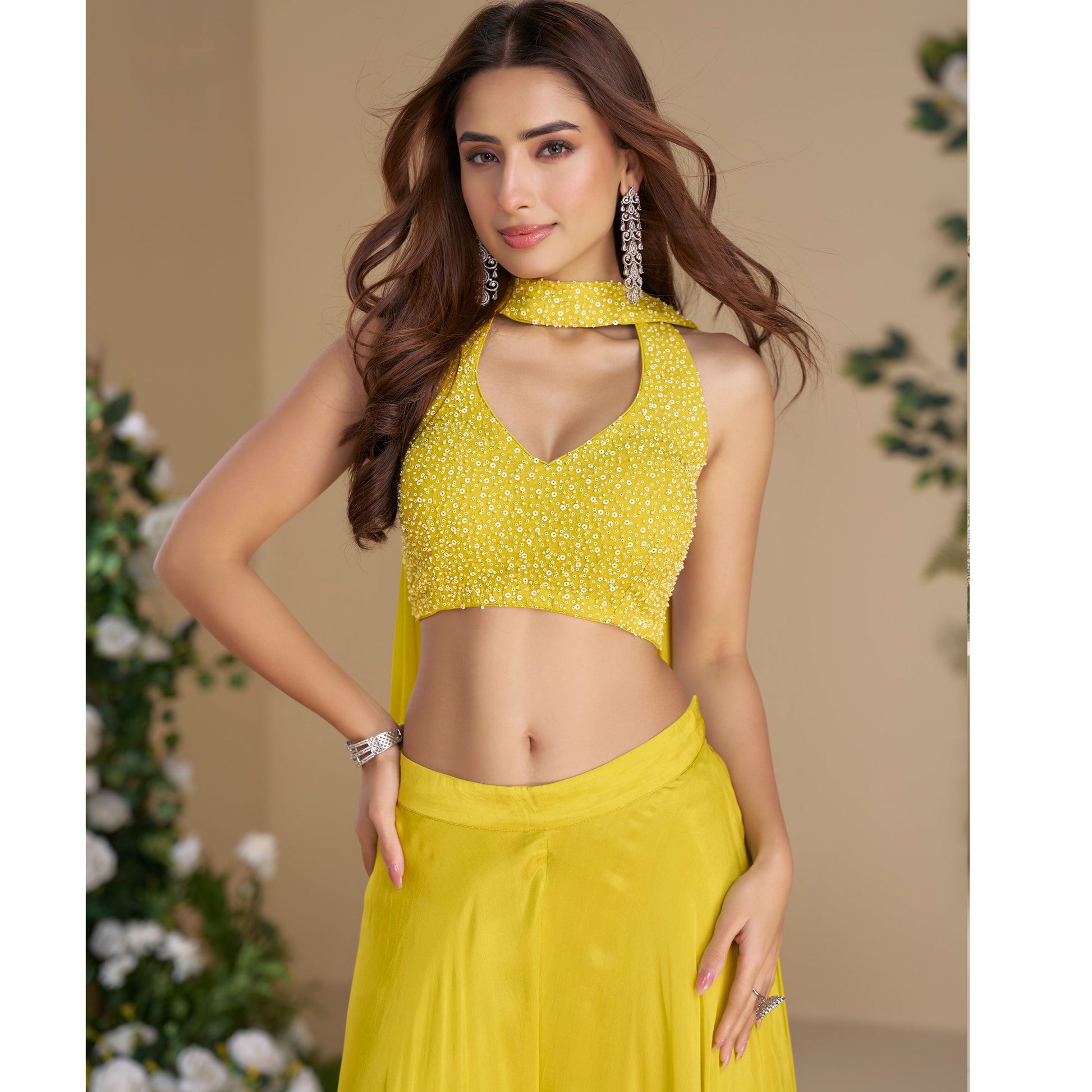 Stunning Wedding Guest Dress Customized Dresses Event Wear Plazzo with Dupatta Suits