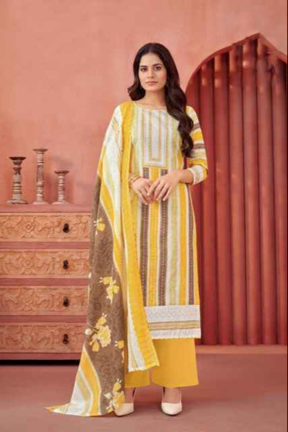 Beautiful Yellow Color Shalwar Kameez With Dupatta For Haldi Function