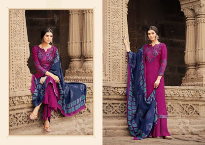 New Printed Style Plazzo Suit With Dupatta For Indian Wedding-Reception