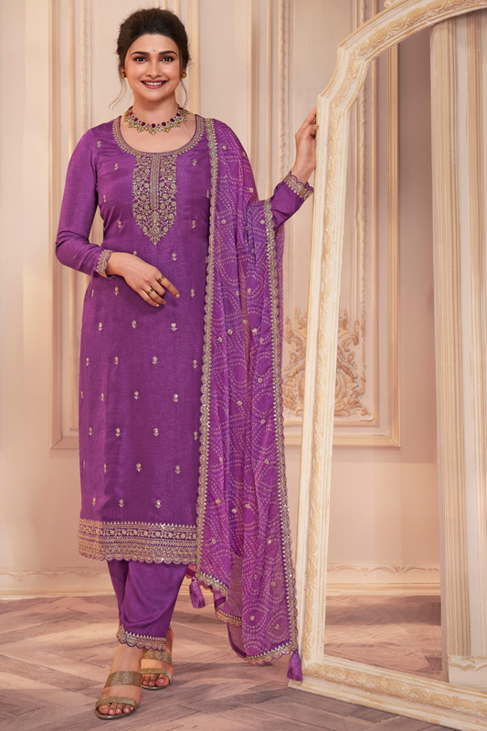 Reception Function Party Wear Designer Salwar Kameez Stitched Pant Dupatta Suit