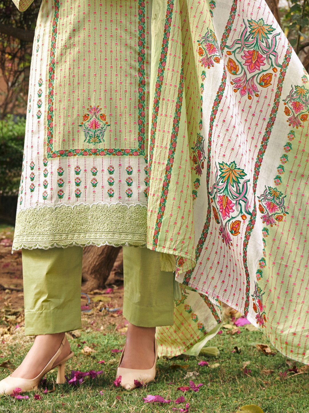 Stunning Outfit Designer Summer Special Cotton Wear Salwar Kameez Pant Suit