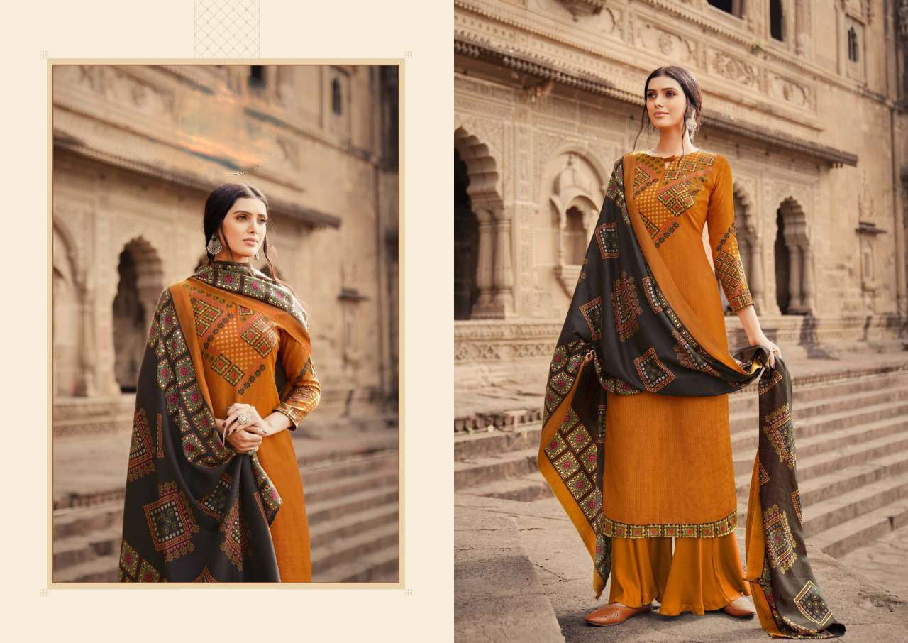 Wedding-Reception Special Orange Colour Plazzo With Dupatta