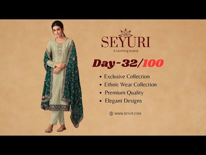 Pistachio Green Embroidered Salwar Kameez Designer Suit | Pakistani Indian Wedding Reception Outfit | Chinon Silk Dupatta Dress | Ready to Wear Eid Party Wear | Roka Nikah Function Dress