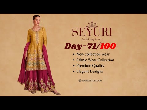 Haldi Palazzo Suit For Women's Ethnic Party Outfit | plus size indian clothes | Online shopping
