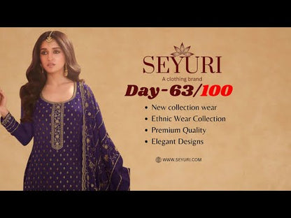 Affordable Purple Embroidered Salwar Kameez Ethnic Party Wear