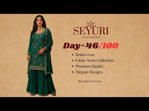 Seyuri Premium Palazzo Suit - Ready To Wear Indian Pakistani Festive Dresses