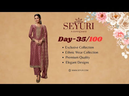 Salwar Kameez Wedding Dress | Rose Gold Designer Suit with Dupatta | Indian Ethnic Wear | Embroidered Salwar Kameez | Viscose Dola Silk Party Wear | Traditional Pakistani Wedding Outfit | Plus Size Ready to Wear | Fusion Indian Dress