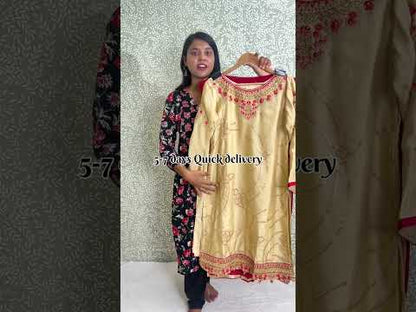 seyuri embroidered plus size Bollywood short salwar kameez