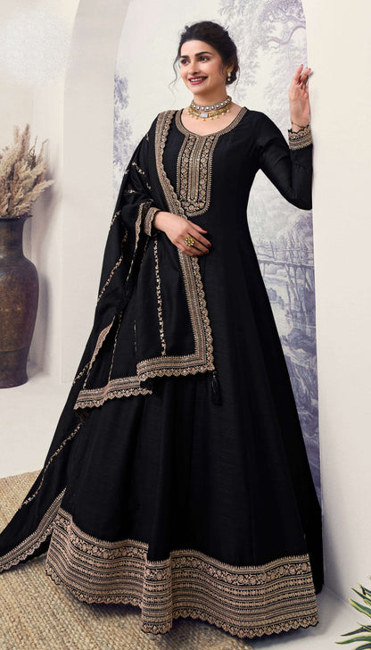 Pakistani Indian Engagement Ceremony Party Wear Anarkali Dupatta Gown Dresses