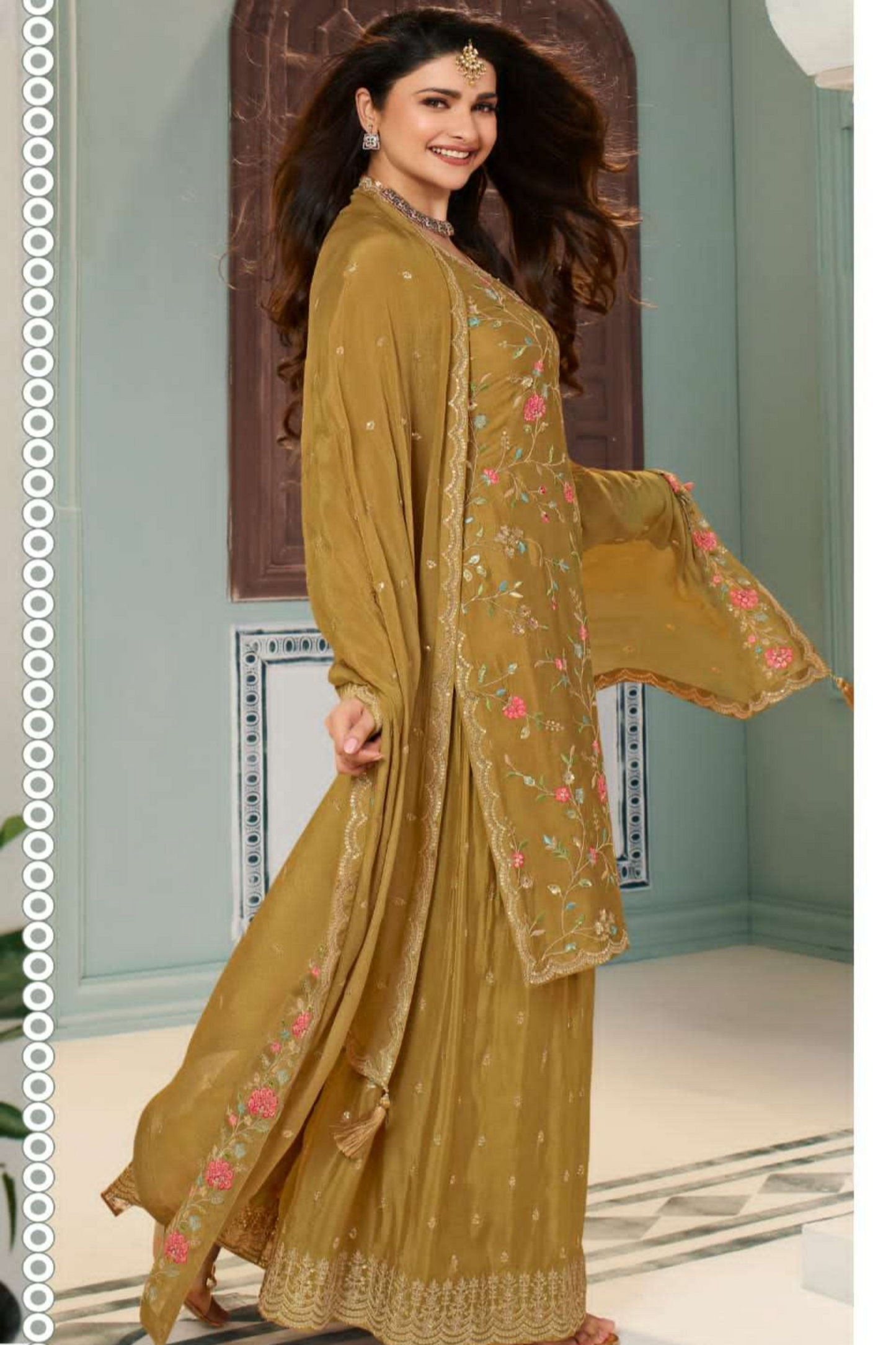 Wedding Reception Function Party Wear Embroidery Work Salwar Kameez Dupatta Dress