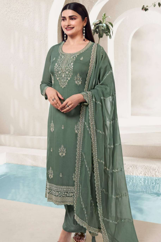 Beautiful Engagement Ceremony Party Wear Stitched Salwar Kameez Dupatta Dresses