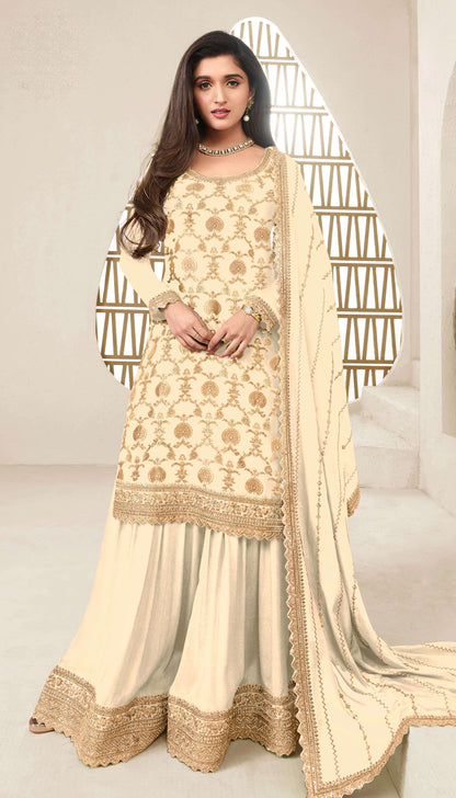 Engagement Ceremony Function Party Wear Salwar Kameez Palazzo Dress For Women's