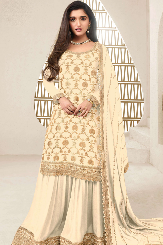 Engagement Ceremony Function Party Wear Salwar Kameez Palazzo Dress For Women's