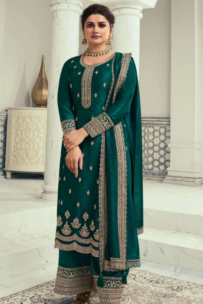 Salwar Kameez Georgette Palazzo Dresses For Event Party Wear Designer Stitched Suit